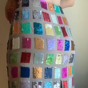 Chettah B Evening 100% silk skirt